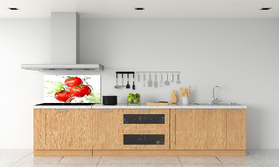 Panou sticlă bucătărie Tomate și salată