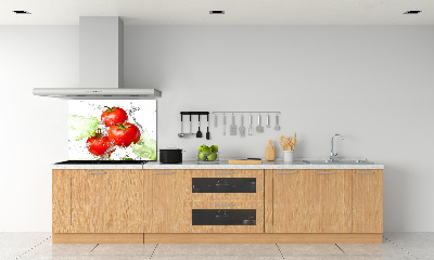 Panou sticlă bucătărie Tomate și salată