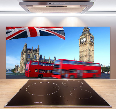 Panou sticlă bucătărie Bus din Londra