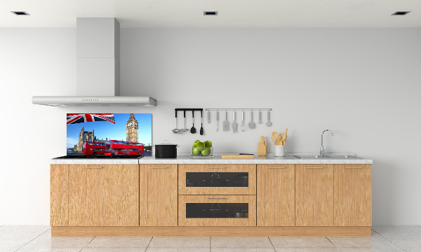 Panou sticlă bucătărie Bus din Londra