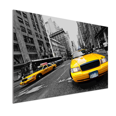 Sticlă bucătărie New York taxiuri