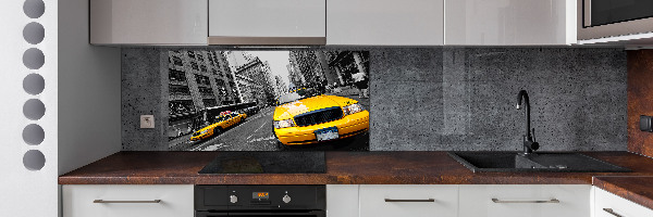 Sticlă bucătărie New York taxiuri