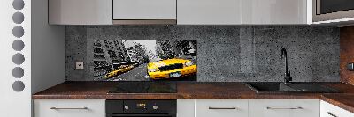 Sticlă bucătărie New York taxiuri