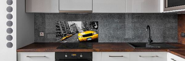 Sticlă bucătărie New York taxiuri