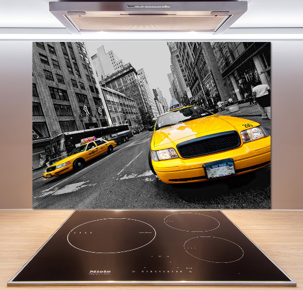 Sticlă bucătărie New York taxiuri