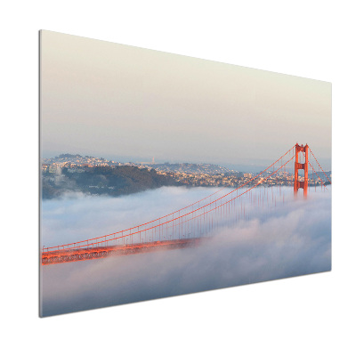 Sticlă pentru bucătărie Podul din San Francisco