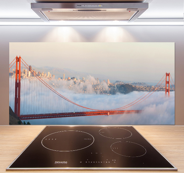 Sticlă pentru bucătărie Podul din San Francisco