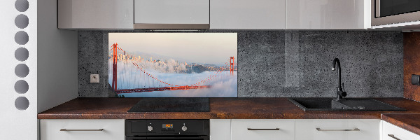 Sticlă pentru bucătărie Podul din San Francisco