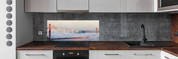 Sticlă pentru bucătărie Podul din San Francisco