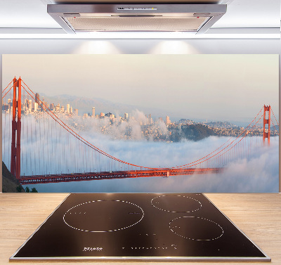 Sticlă pentru bucătărie Podul din San Francisco