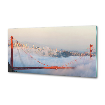 Sticlă pentru bucătărie Podul din San Francisco
