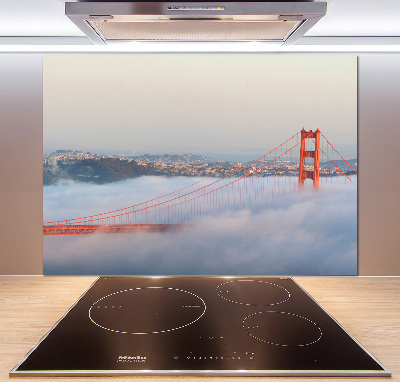 Sticlă pentru bucătărie Podul din San Francisco
