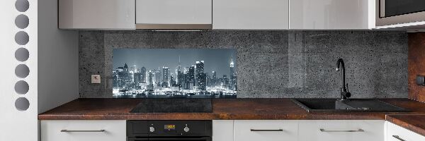 Sticlă printata bucătărie Manhattan New York City