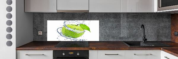 Panou sticla securizata bucatarie Mar verde