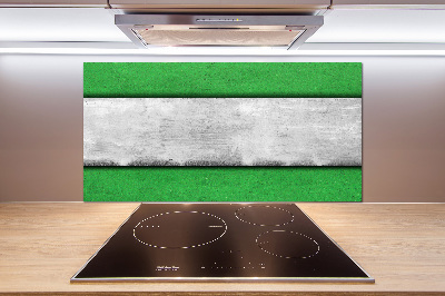 Panou perete bucătărie perete verde