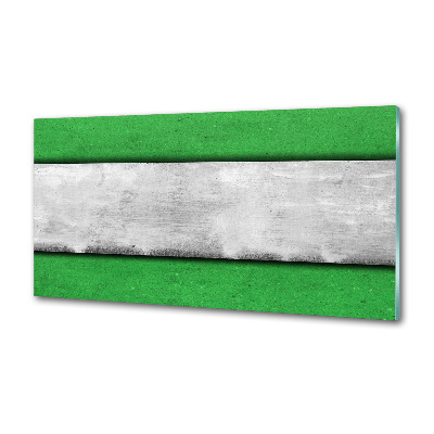Panou perete bucătărie perete verde