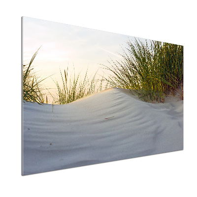 Sticlă printata bucătărie dune de coastă