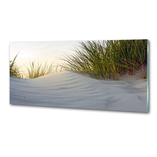 Sticlă printata bucătărie dune de coastă