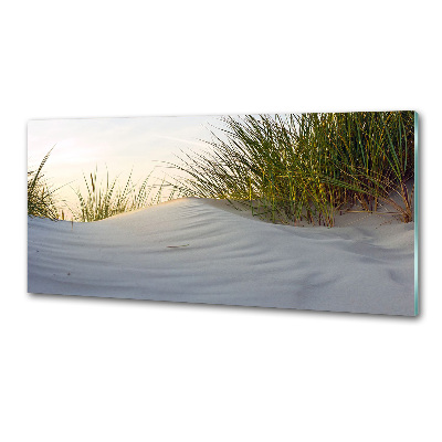 Sticlă printata bucătărie dune de coastă
