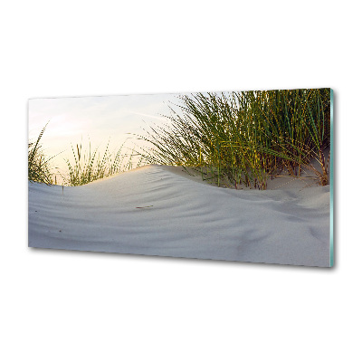 Sticlă printata bucătărie dune de coastă