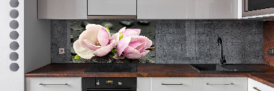 Panou sticla securizata bucatarie Magnolia Zen Piatra