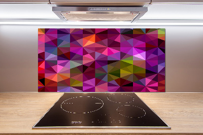 Panou sticlă decorativa bucătărie valuri abstracte