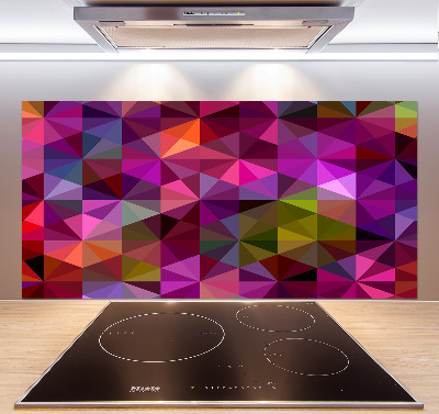 Panou sticlă decorativa bucătărie valuri abstracte