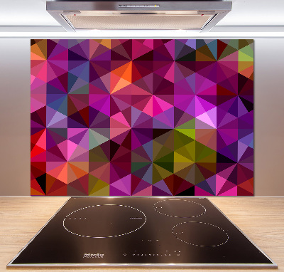 Panou sticlă decorativa bucătărie valuri abstracte