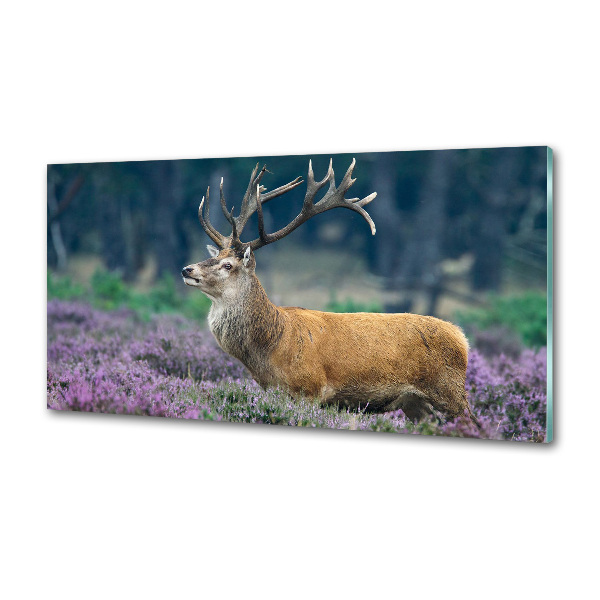 Panou de bucătărie Deer de lavandă