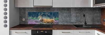 Panou de bucătărie Deer de lavandă
