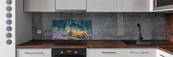 Panou de bucătărie Deer de lavandă