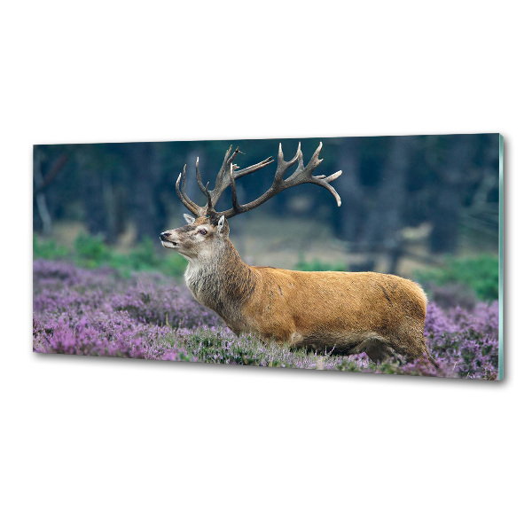 Panou de bucătărie Deer de lavandă
