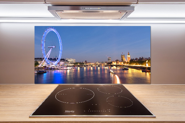 Panou sticlă decorativa bucătărie London Eye