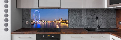 Panou sticlă decorativa bucătărie London Eye