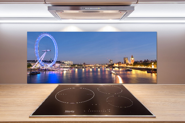 Panou sticlă decorativa bucătărie London Eye