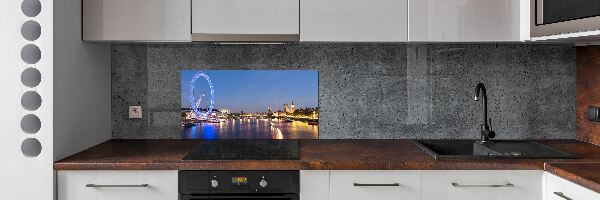 Panou sticlă decorativa bucătărie London Eye