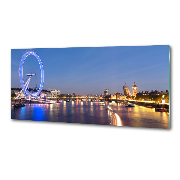 Panou sticlă decorativa bucătărie London Eye
