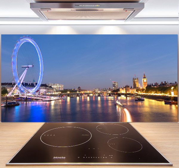 Panou sticlă decorativa bucătărie London Eye