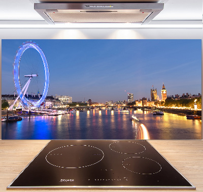 Panou sticlă decorativa bucătărie London Eye