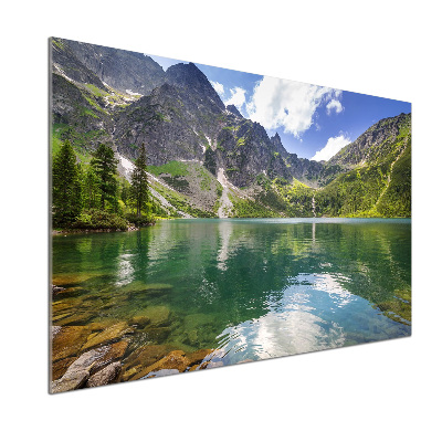 Sticlă pentru bucătărie Marine ochi Tatry