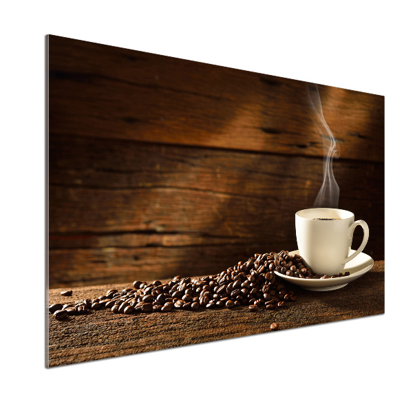 Panou sticla securizata bucatarie ceașcă de cafea