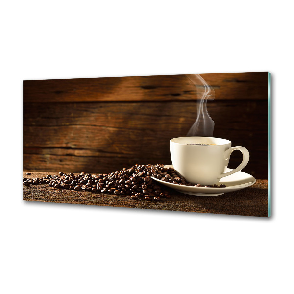 Panou sticla securizata bucatarie ceașcă de cafea