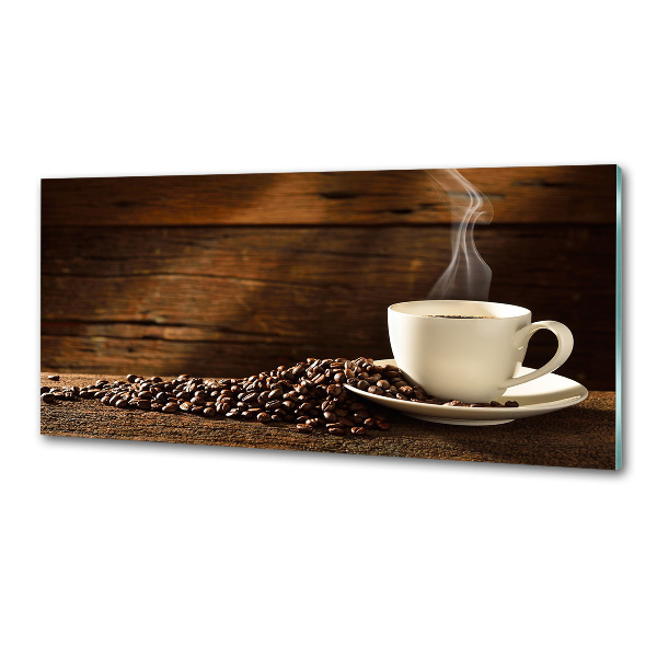 Panou sticla securizata bucatarie ceașcă de cafea