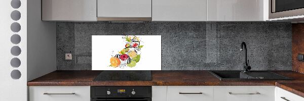 Sticlă printata bucătărie gheață de fructe
