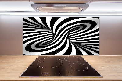 Sticlă pentru bucătărie vârtej abstract