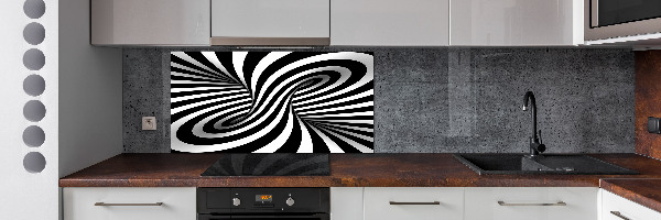 Sticlă pentru bucătărie vârtej abstract
