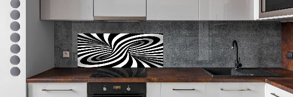 Sticlă pentru bucătărie vârtej abstract