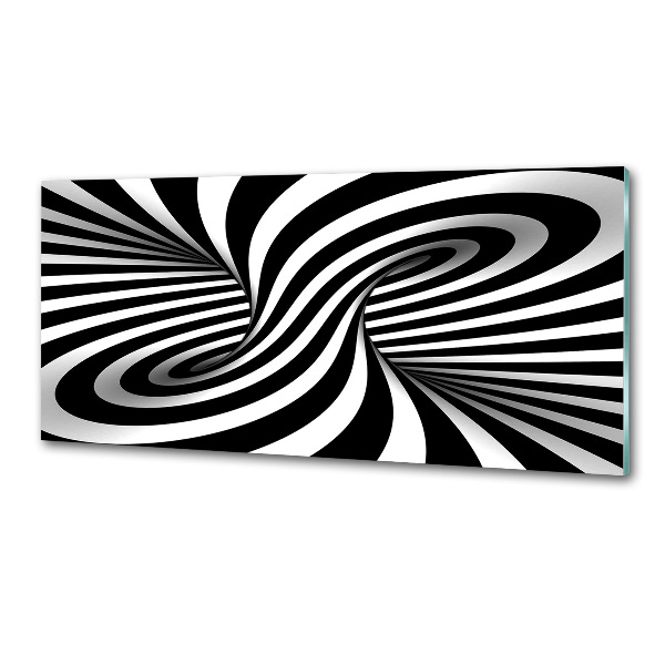 Sticlă pentru bucătărie vârtej abstract