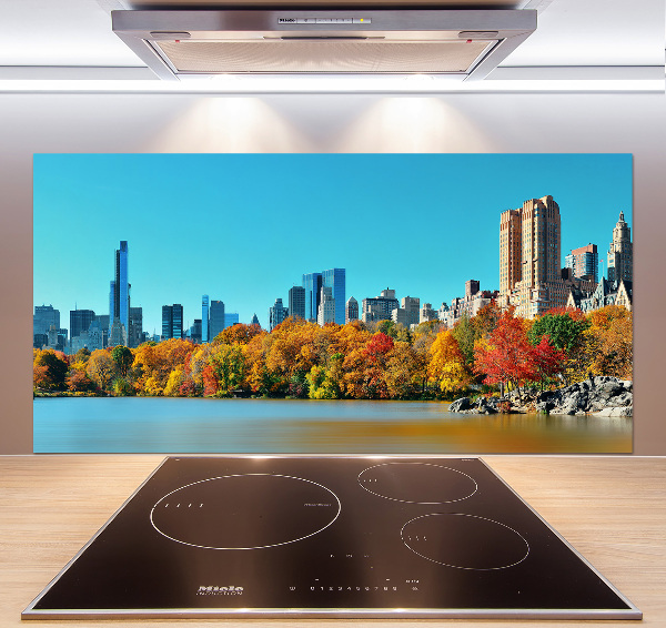 Panou perete bucătărie New York în toamna