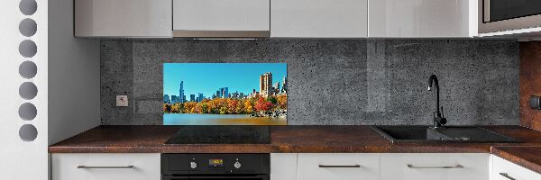 Panou perete bucătărie New York în toamna